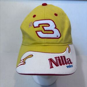 Dale Jr NASCAR Nilla Wafers Yellow Embroidered Hat Adjustable Winner's Circle‎